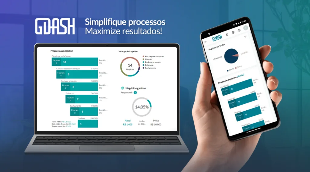 GDASH CRM - Descomplique. Venda mais