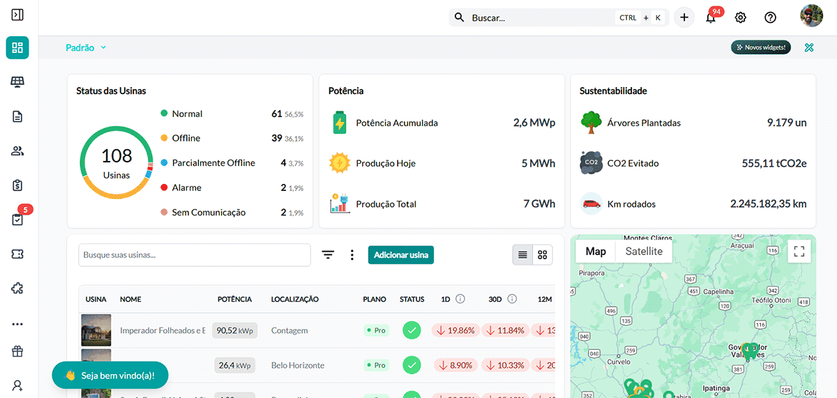 GDASH - Energia solar Dashboard