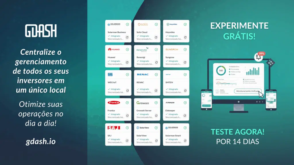 Centralizar a gestão de inversores de energia solar